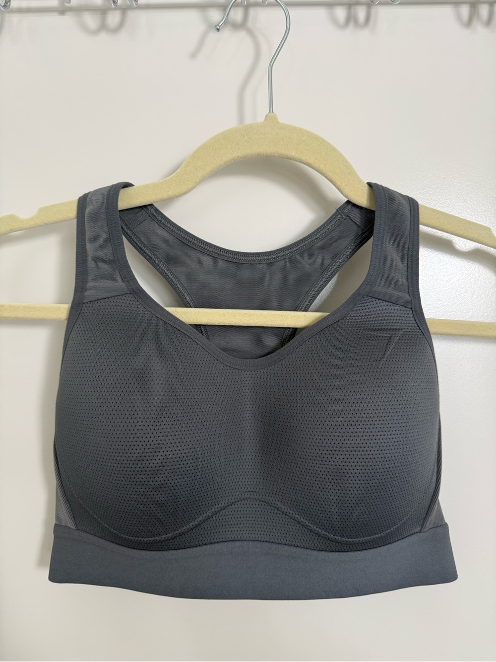 Gymshark High-Support Racerback Sports Bra - Charcoal